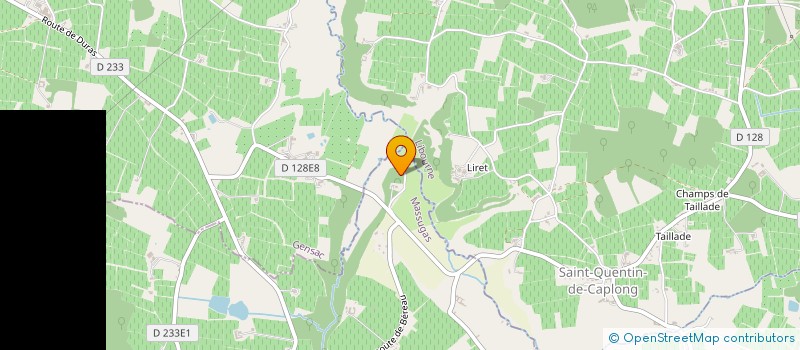 localisation de l'entreprise SCI ANNE DE RABAR  MASSUGAS