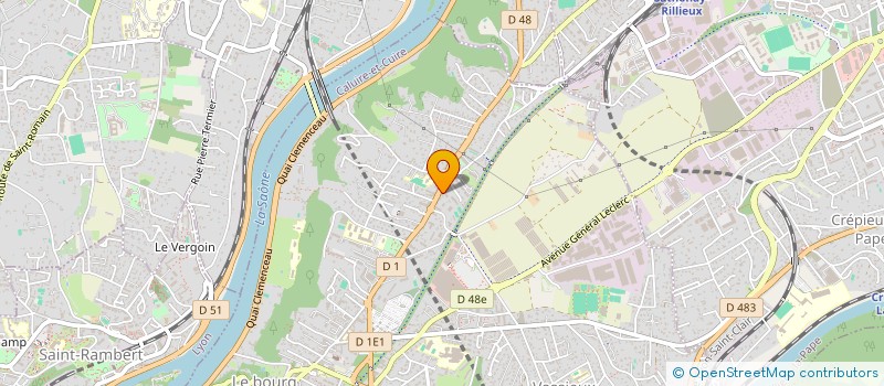 localisation de l'entreprise SCI ANNE EMMANUEL  CALUIRE-ET-CUIRE