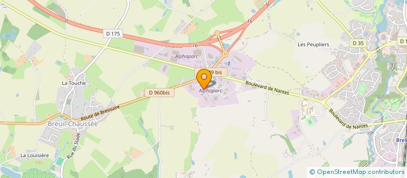 localisation de l'entreprise SCI ANNE GIRAULT  BRESSUIRE