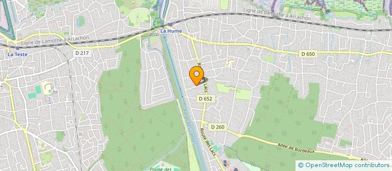 localisation de l'entreprise SCI ANNE MADELEINE  GUJAN-MESTRAS