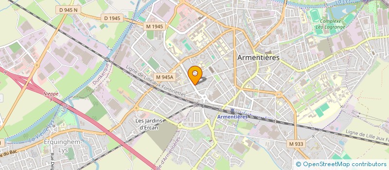 localisation de l'entreprise SCI ANNE MARIE-LASSERON  ARMENTIERES