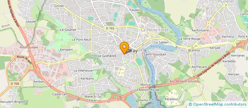 localisation de l'entreprise SCI ANNE MARIE PIERRE à AURAY
