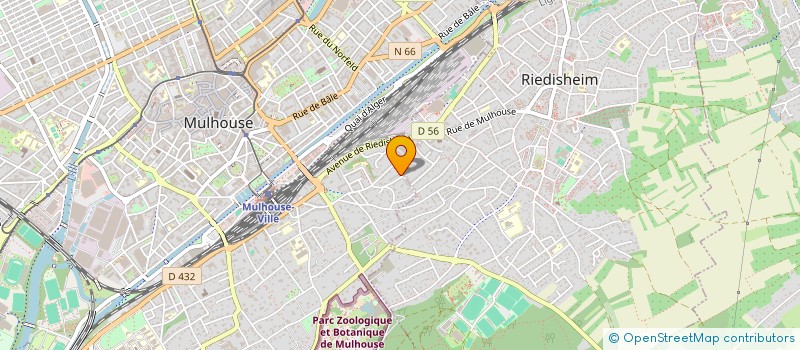 localisation de l'entreprise SCI ANNE STEPHANIE  MULHOUSE