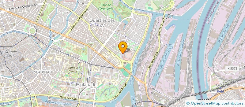 localisation de l'entreprise SCI ANNEAUX  STRASBOURG