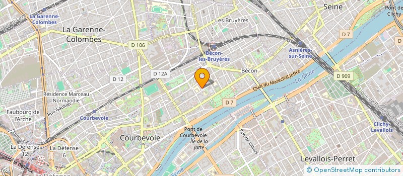 localisation de l'entreprise SCI ANNECY LE FIER à COURBEVOIE