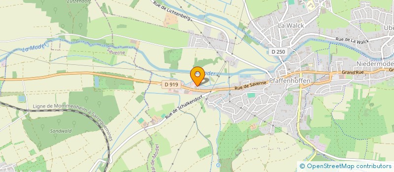 localisation de l'entreprise SCI ANNEE  VAL-DE-MODER