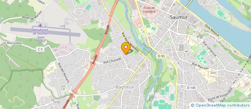 localisation de l'entreprise SCI ANNEFRED  SAUMUR