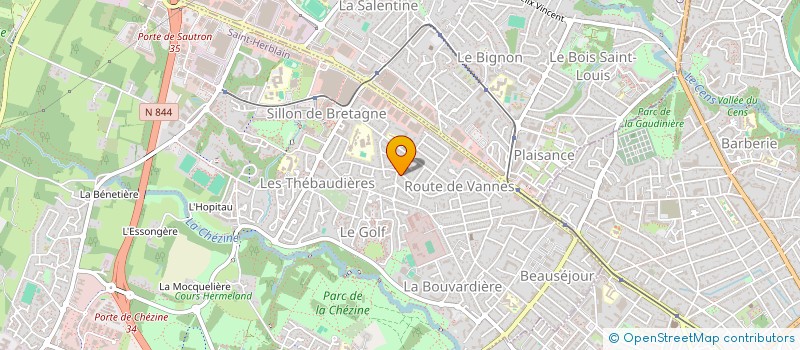 localisation de l'entreprise SCI ANNERIC  SAINT-HERBLAIN