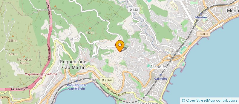 localisation de l'entreprise SCI ANNESLEY à ROQUEBRUNE-CAP-MARTIN