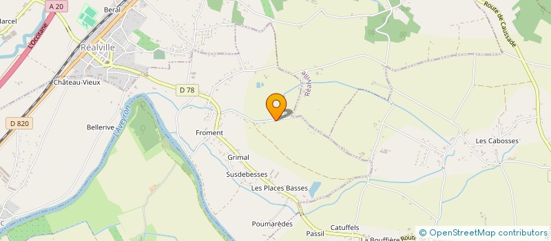 localisation de l'entreprise SCI ANNETTE  CAYRAC