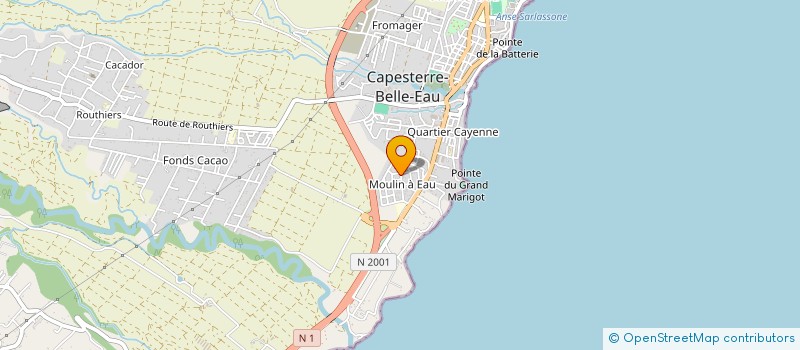 localisation de l'entreprise SCI ANNETTE-GERMAINE  CAPESTERRE-BELLE-EAU