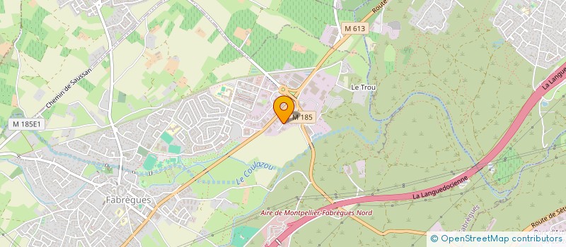 localisation de l'entreprise SCI ANNEXE  FABREGUES