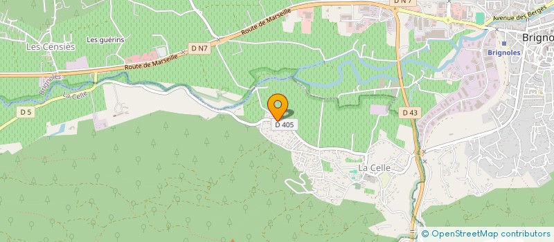 localisation de l'entreprise SCI ANNHA  LA CELLE