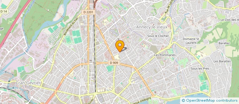 localisation de l'entreprise SCI ANNI à ANNECY