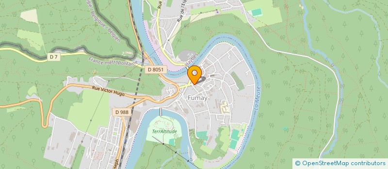 localisation de l'entreprise SCI ANNIC  FUMAY