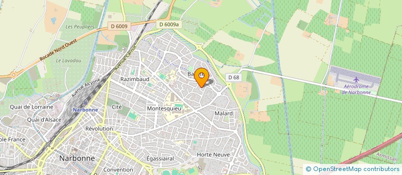 localisation de l'entreprise SCI ANNICK à NARBONNE