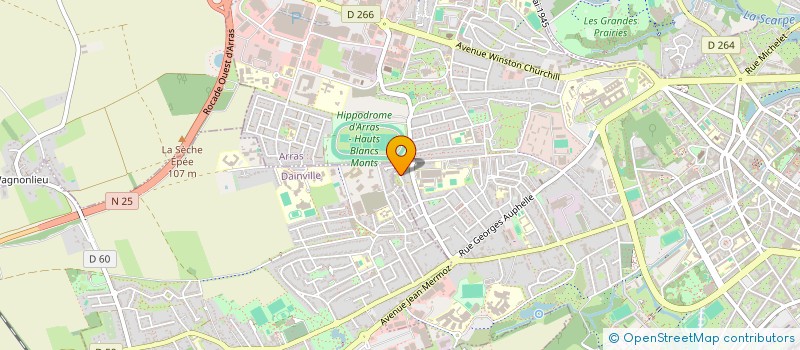 localisation de l'entreprise SCI ANNIE à ARRAS