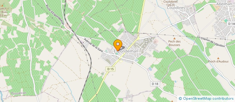 localisation de l'entreprise SCI ANNIE  ESPONDEILHAN