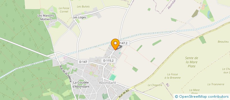 localisation de l'entreprise SCI ANNIE CHRIS à ABONDANT