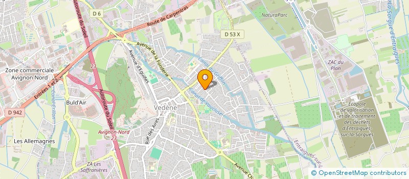 localisation de l'entreprise SCI ANNIE ET KEVIN  VEDENE