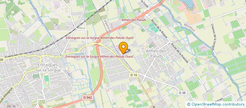 localisation de l'entreprise SCI ANNIS  ALTHEN-DES-PALUDS