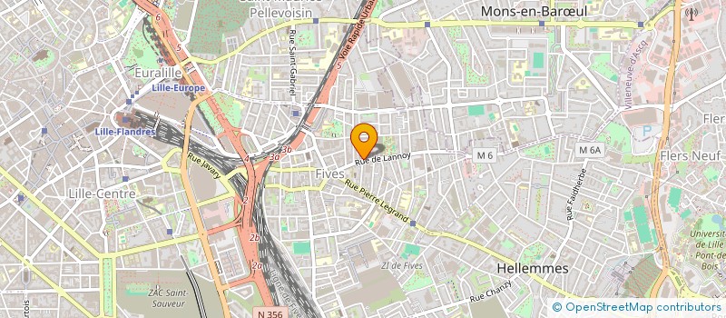 localisation de l'entreprise SCI ANNIS à LILLE