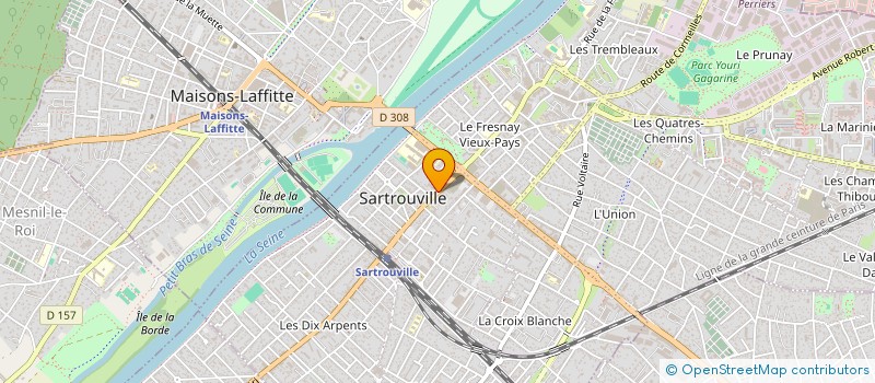 localisation de l'entreprise SCI ANNOU  SARTROUVILLE