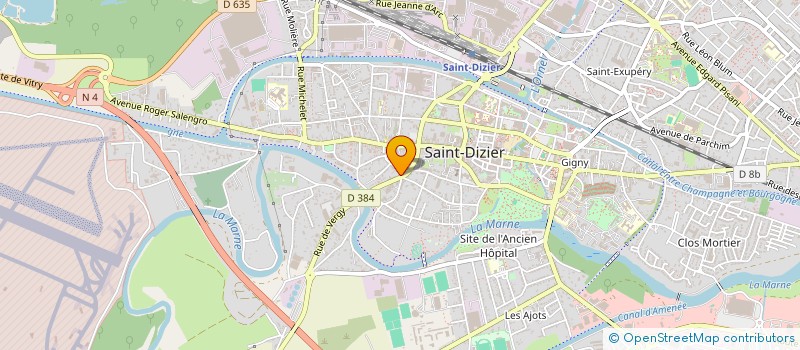localisation de l'entreprise SCI ANNUNCIATA à SAINT-DIZIER