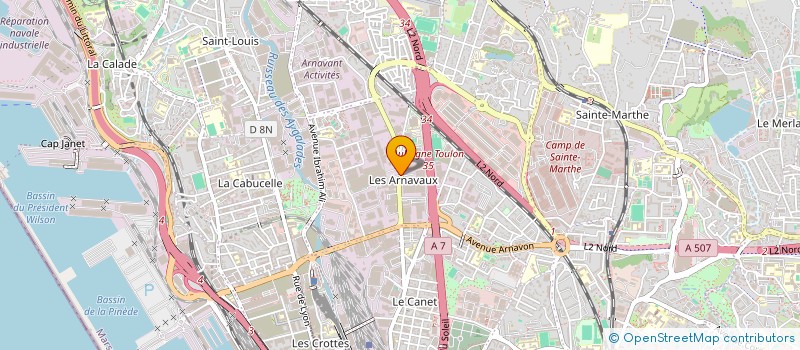 localisation de l'entreprise SCI ANO à MARSEILLE