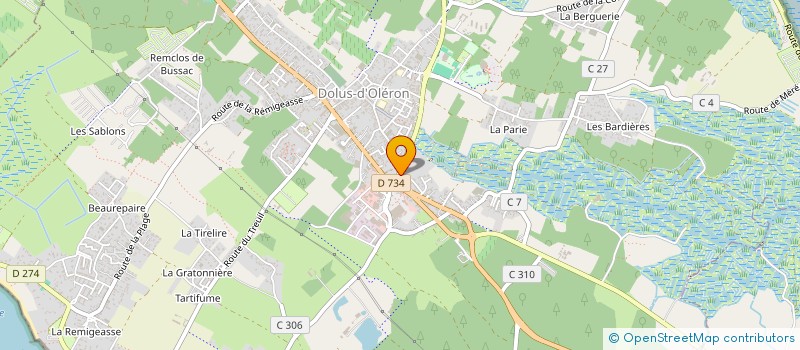 localisation de l'entreprise SCI ANOA  SAINT-PIERRE-D'OLERON