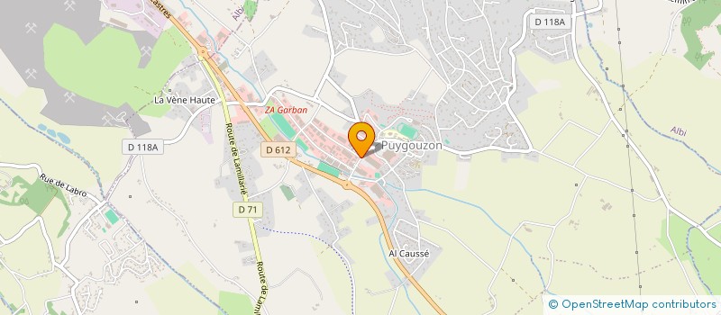 localisation de l'entreprise SCI ANOA à ALBI