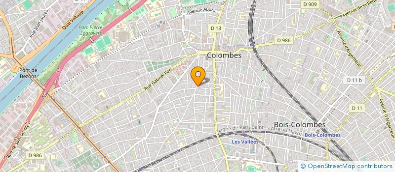 localisation de l'entreprise SCI ANOBACLA 1 à COLOMBES