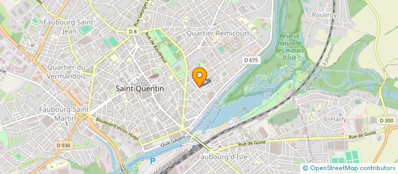 localisation de l'entreprise SCI ANOK à SAINT-QUENTIN