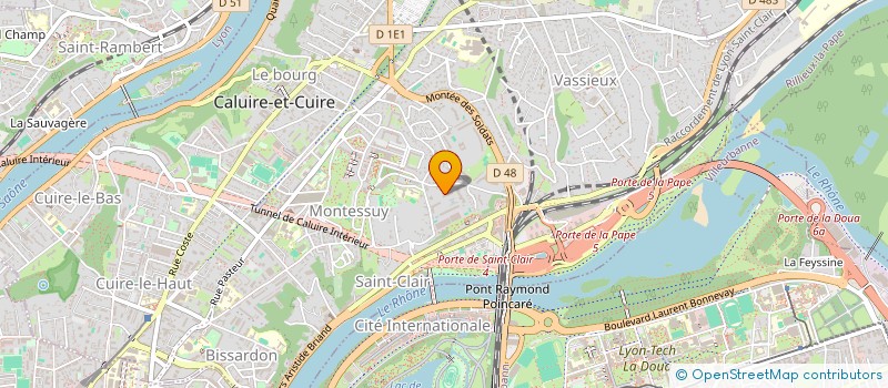 localisation de l'entreprise SCI ANOL  CALUIRE-ET-CUIRE