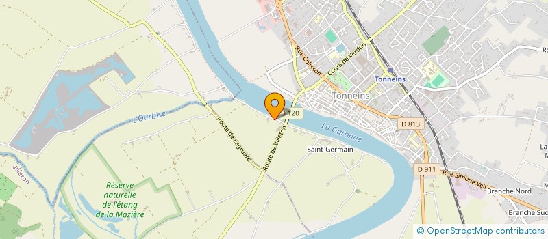 localisation de l'entreprise SCI ANOLI  TONNEINS