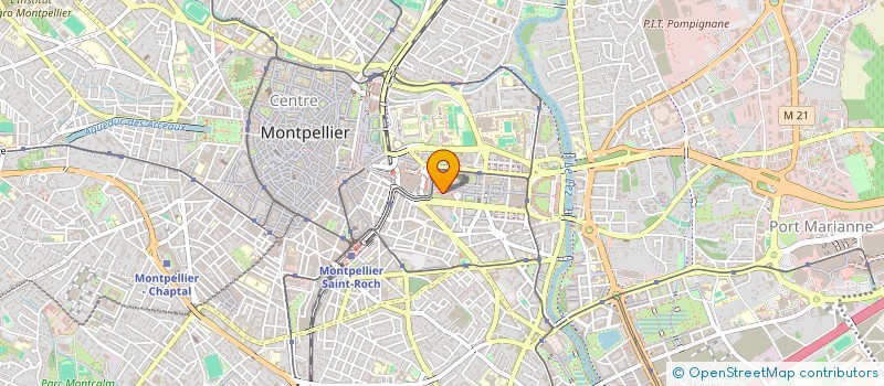 localisation de l'entreprise SCI ANOLIS à MONTPELLIER