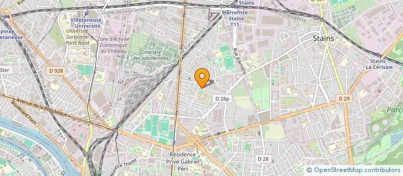 localisation de l'entreprise SCI ANOMA à PIERREFITTE-SUR-SEINE