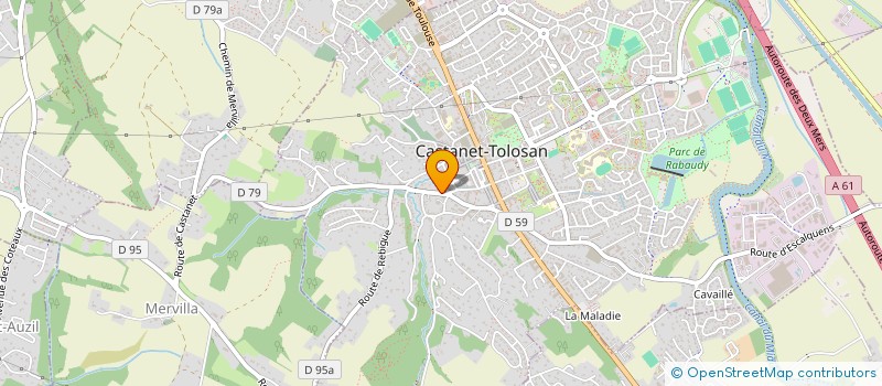 localisation de l'entreprise SCI ANOP PARIS à CASTANET TOLOSAN