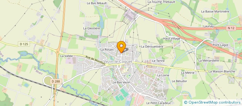 localisation de l'entreprise SCI ANORIS 2  VEZIN-LE-COQUET
