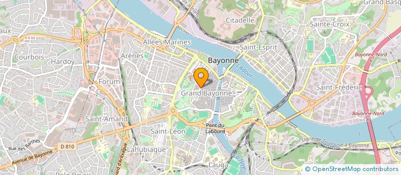 localisation de l'entreprise SCI ANOU5 à BAYONNE