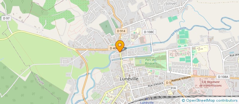 localisation de l'entreprise SCI ANOUCATRE  LUNEVILLE