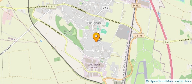 localisation de l'entreprise SCI ANOUCHE  PUSIGNAN