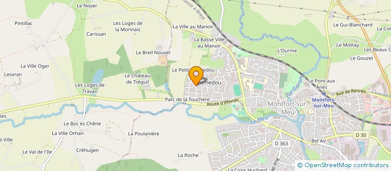 localisation de l'entreprise SCI ANP CARTIER SARTHE 2  MONTFORT-SUR-MEU