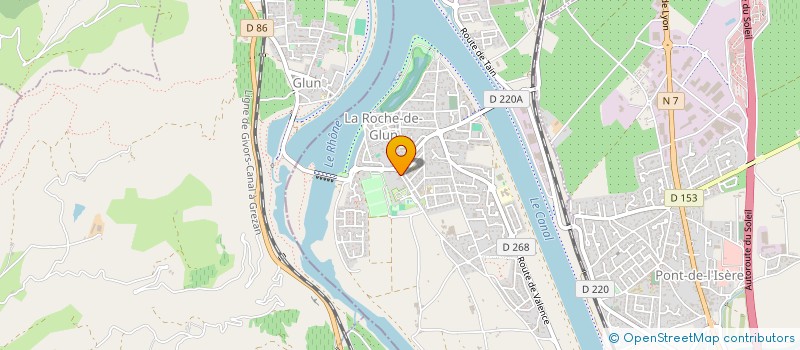 localisation de l'entreprise SCI ANPALE  LA ROCHE-DE-GLUN