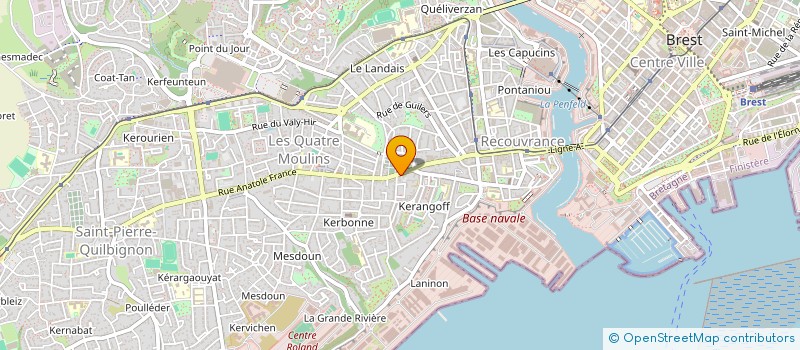 localisation de l'entreprise SCI ANPAU  BREST