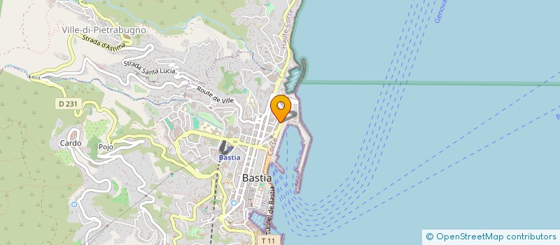 localisation de l'entreprise SCI ANPHAULY à BASTIA