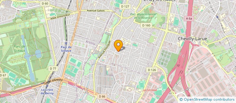 localisation de l'entreprise SCI ANPHEM  L'HAY-LES-ROSES