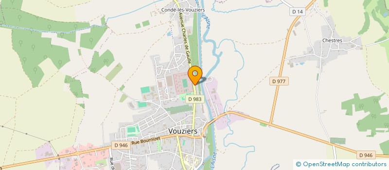 localisation de l'entreprise SCI ANPHI  VOUZIERS