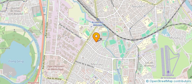 localisation de l'entreprise SCI ANPHICA  STRASBOURG