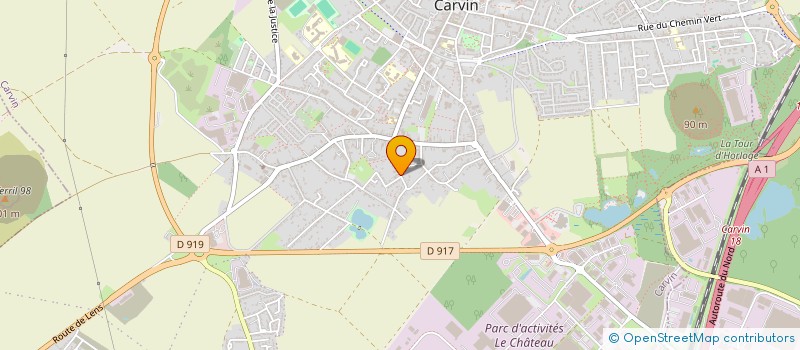 localisation de l'entreprise SCI ANQUEZ IMMO  CARVIN